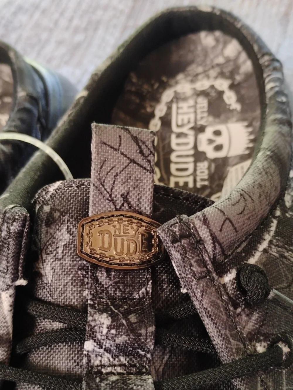 Hey Dude Jelly Roll Black Camo